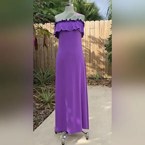 Baby Phat- Purple Maxi Dress - Picture 5 of 5